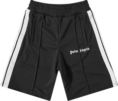 Palm Angels Classic Track Shorts 'Black/White'