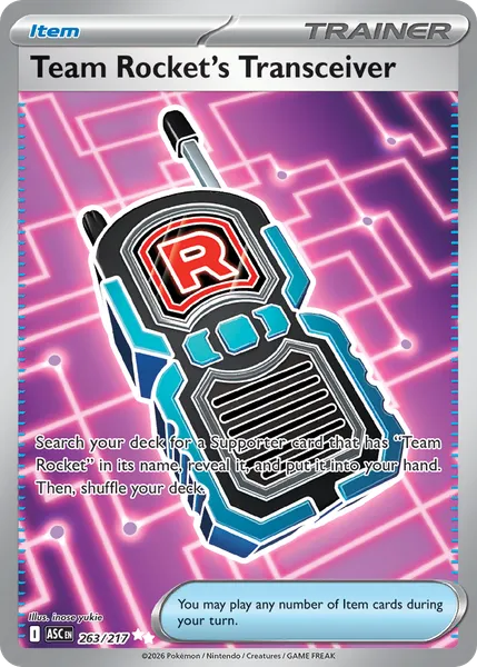 Team Rocket's Transceiver 263/217 [Holo Ultra]
