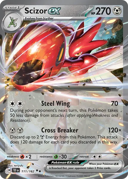 Scizor ex 111/162 [Holo]