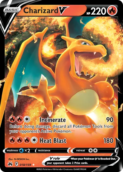 Charizard V 018/159 [Holo]