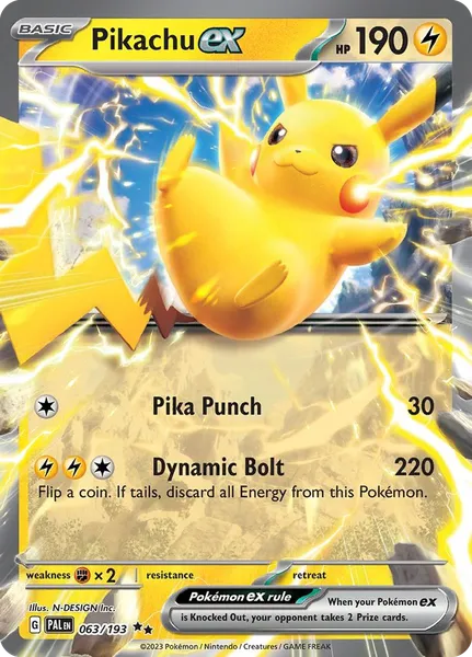 Pikachu ex 063/193 [Holo]