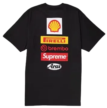 Supreme Ducati Logo Tee Black