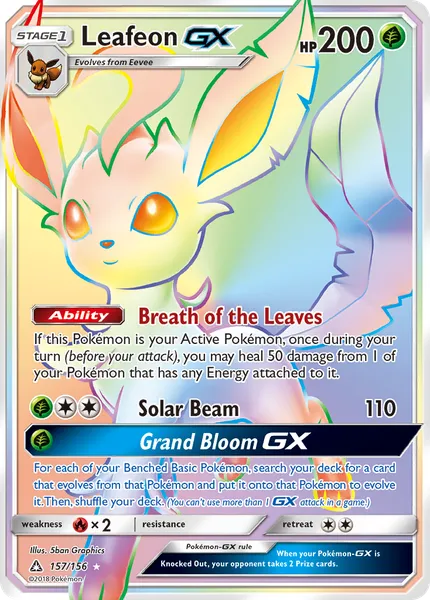 Leafeon-GX 157/156 [Holo Rainbow]