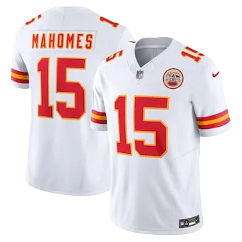Men's Kansas City Chiefs Patrick Mahomes Nike White Vapor F.U.S.E. Limited Jersey