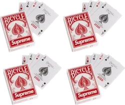 Mini Playing Card Deck 4x Lot