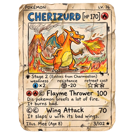 Wrinkled Cherizurd Card