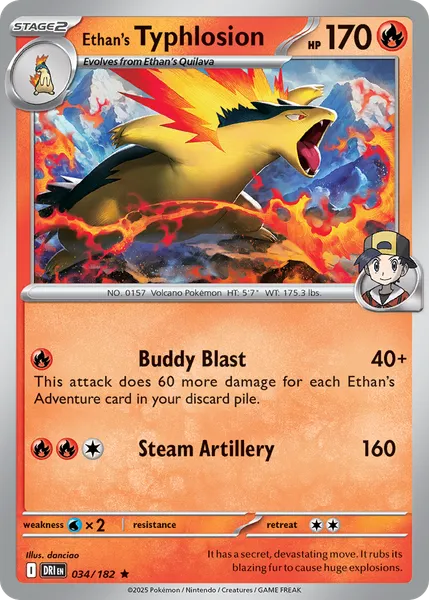 Ethan's Typhlosion 034/182 [Expansion Stamp]