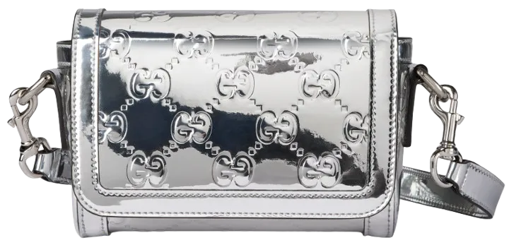 Mini embossed gg shoulder bag