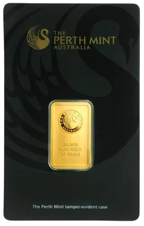 10 gram Gold Bar - The Perth Mint (In Assay)