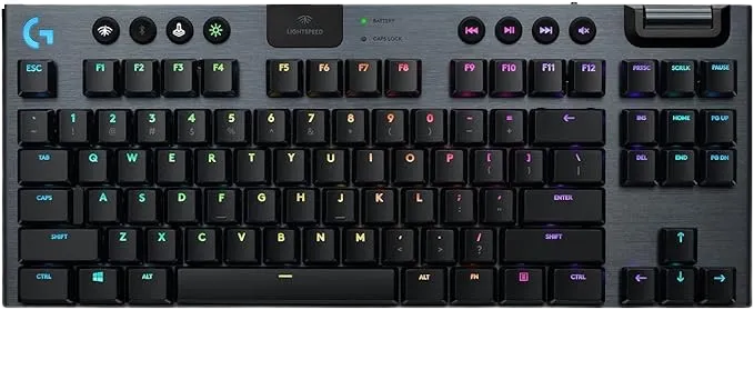 Logitech G915 TKL Tenkeyless Lightspeed Wireless RGB Mechanical Gaming Keyboard