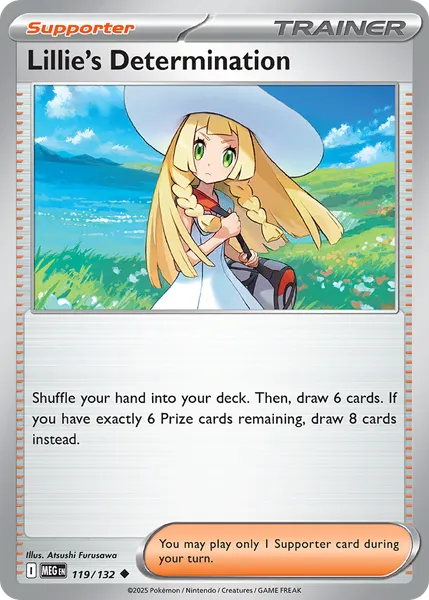 Lillie's Determination 119/132 [Regional Championships Stamp]