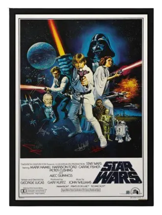 Star Wars: Episode IV A New Hope - Signed Poster