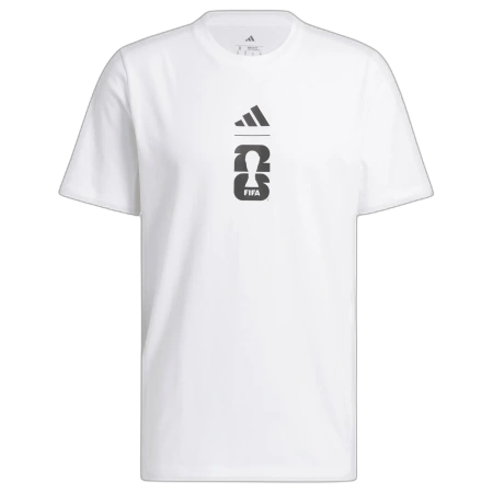 adidas FIFA World Cup 2026™ Graphic Short Sleeve T-Shirt - White