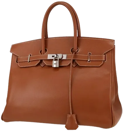 Hermès Birkin 35 cm handbag in gold Courchevel leather