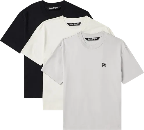 Palm Angels Monogram T-Shirt (3 Pack) 'Multicolor'
