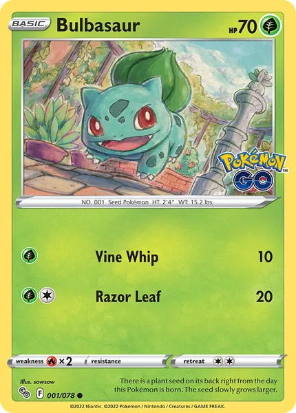 Bulbasaur 001/078