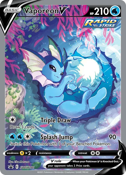 Vaporeon V SWSH181 [Holo]