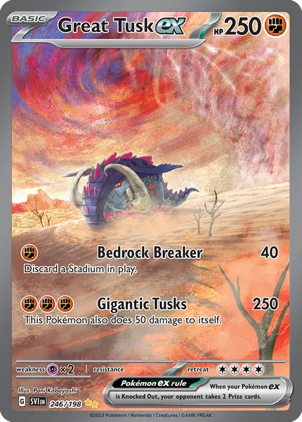 Great Tusk ex 246/198 [Holo SIR]