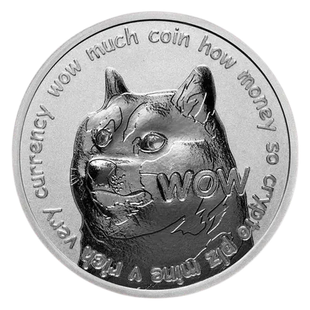 1 oz Silver Round - Dogecoin Round