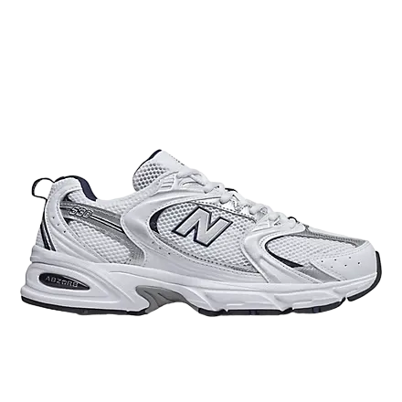 530 White with natural indigo