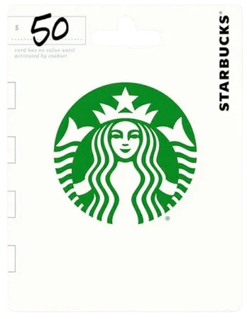 $50 Starbucks Gift Card