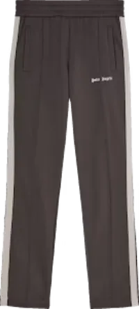 Logo-Print Side-Stripe Track Pants Black