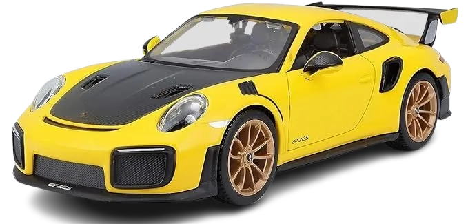 Porsche 911 GT2 RS Yellow Scale 1/24