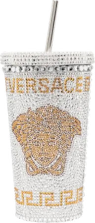 Medusa Crystal-embellished Travel Cup