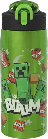 Minecraft Water Bottle for Travel and At Home