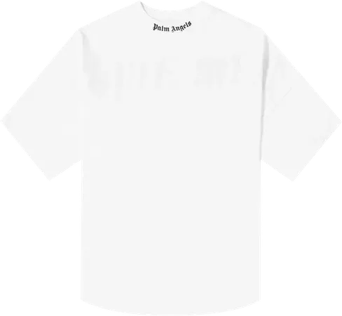 Palm Angels Classic Logo Over Tee 'White/Black'
