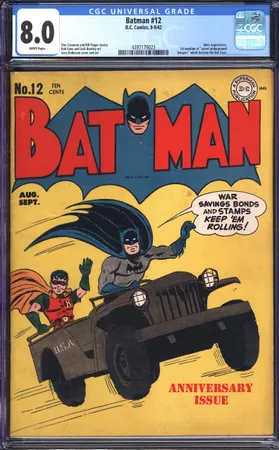 Batman #12 CGC 8.0 White Pages