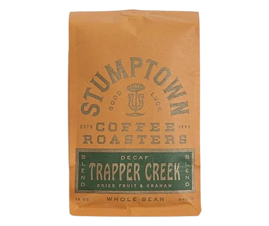Stumptown Whole Bean Trapper Creek Decaf, Medium Roast, 12 Ounce