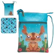 Lilo and Stitch Tiki Stitch Passport Bag - Entertainment Earth Exclusive