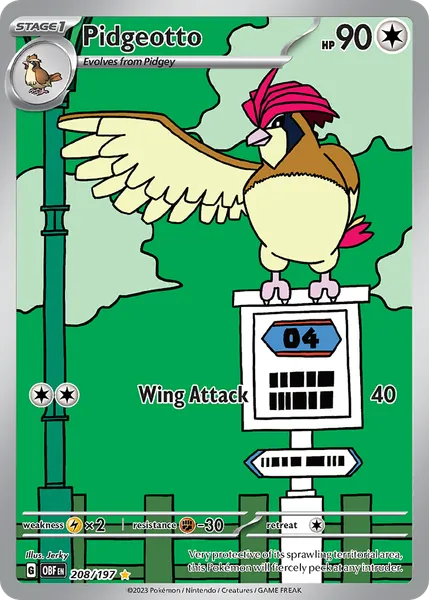 Pidgeotto 208/197 [Holo IR]