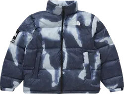 Bleached Denim Print Nuptse