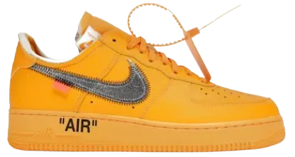 Nike Air Force 1 Low Off-White ICA University Gold