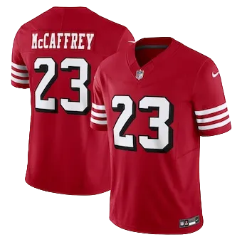 Men's San Francisco 49ers Christian McCaffrey Nike Scarlet Vapor F.U.S.E. Limited Jersey