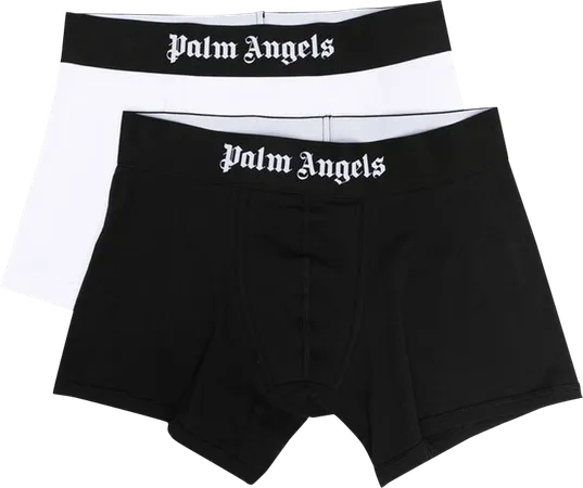 Palm Angels Boxer Bipack 'White/Black'