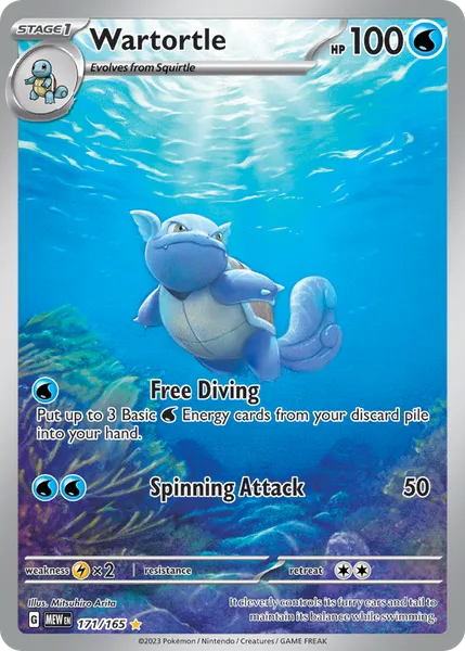 Wartortle 171/165 [Holo IR]