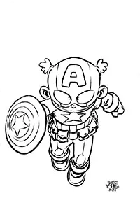 Captain America Vol 10 #10 Cover D Incentive Skottie Youngs Big Marvels Black & White Virgin Cover
