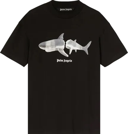 Palm Angels Shark Classic Tee 'Black/White'