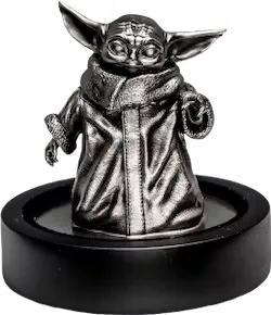 150 gram Silver The Child Grogu "Baby Yoda" Miniature Statue