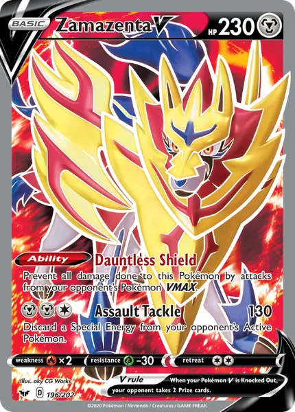 Zamazenta V 196/202 [Holo Ultra]