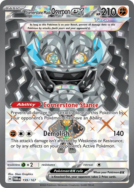 Cornerstone Mask Ogerpon ex 199/167 [Holo Ultra]