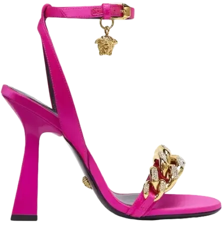 Medusa 110mm Chain High Heeled Sandals