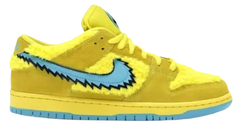 Nike SB Dunk Low Grateful Dead Bears Opti Yellow