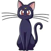 Sailor Moon FiGPiN Luna Classic 3-Inch Enamel Pin