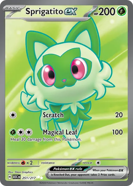 Sprigatito ex 251/217 [Holo Ultra]