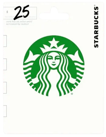 $25 Starbucks Gift Card