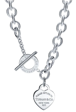 Return to Tiffany® Heart Tag Toggle Necklace in Silver